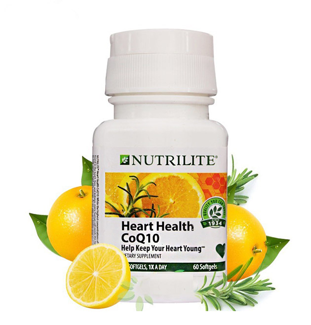 Nutrilite Heart Health CoQ10 bảo vệ sức khỏe tim mạch.