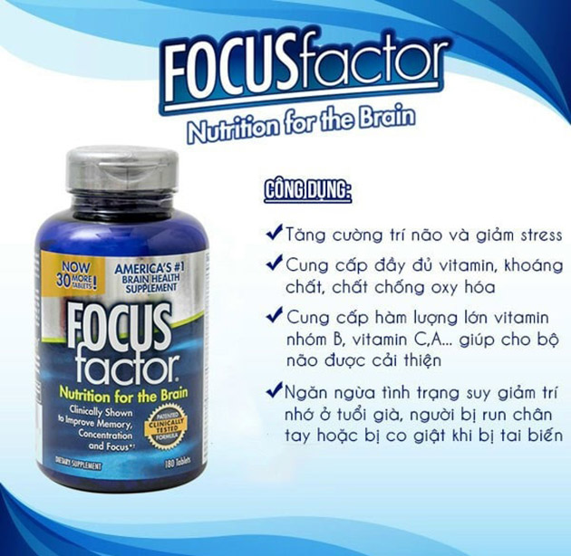 Công dụng viên nang bổ não focus factor